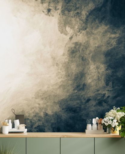 papier peint abstrait en forme de nuage noir