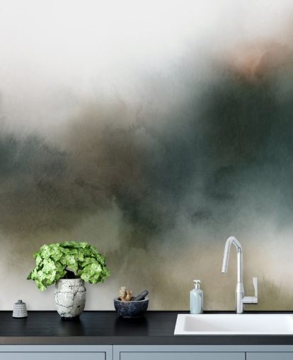 mural de papel pintado Smokey Water