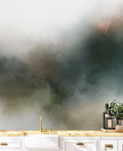 mural de papel pintado Smokey Water