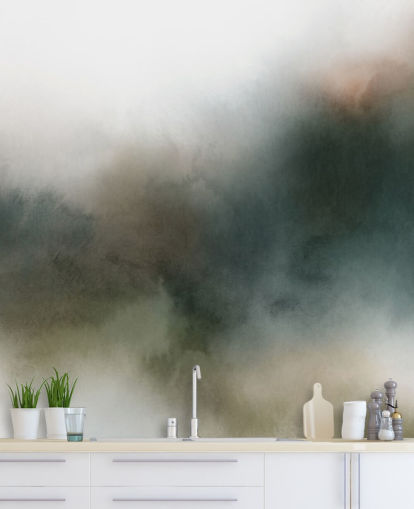 Tapeten-Wandbild „Smokey Water“