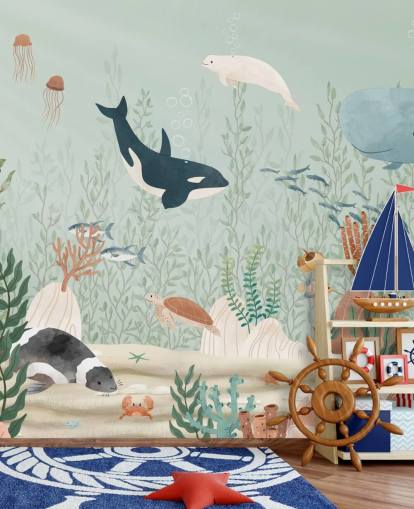joli papier peint mural Sealife joli papier peint mural Sealife
