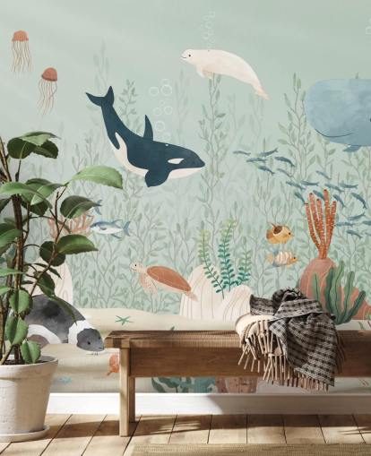 joli papier peint mural Sealife joli papier peint mural Sealife
