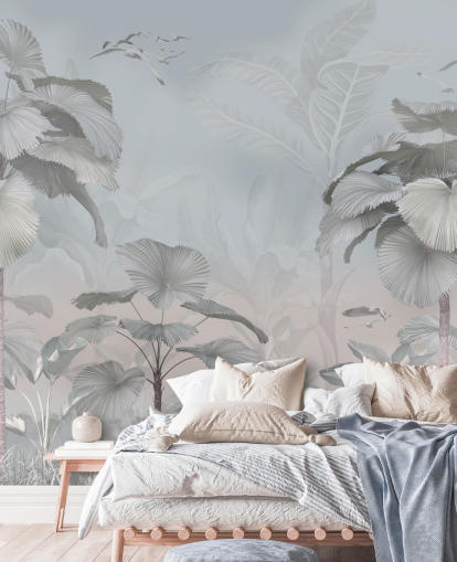 papier peint Stormy Jungle