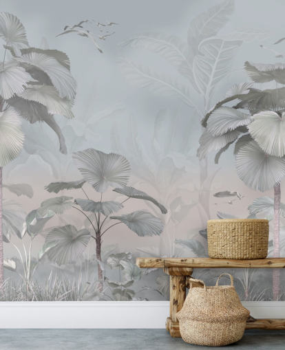 papier peint Stormy Jungle