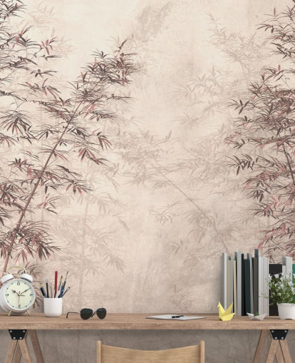 papier peint mural en bambou oriental personnalisable papier peint mural en bambou oriental personnalisable