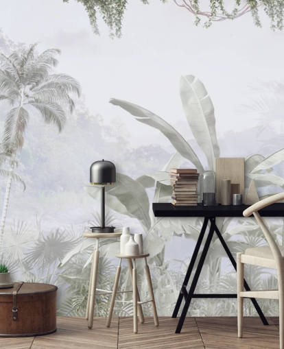 vintage jungle wallpaper wall mural