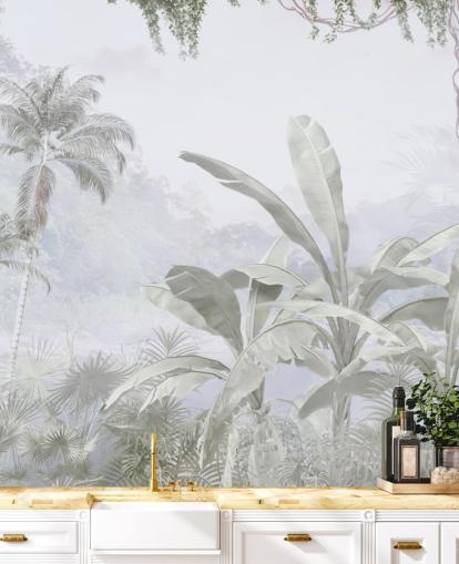 vintage jungle wallpaper wall mural