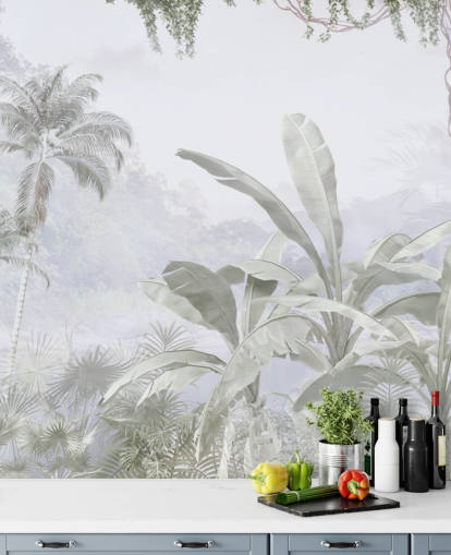 vintage jungle wallpaper wall mural