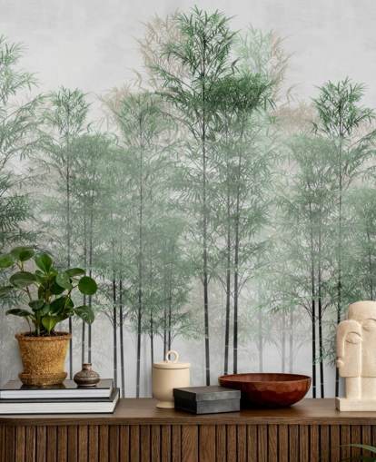 trees in a line forest wallpaper wall mural trees in a line forest wallpaper wall mural