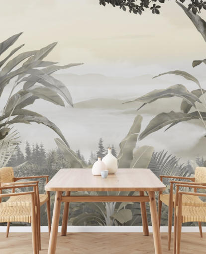 jungle paradise tapet vægmaleri jungle paradise tapet vægmaleri