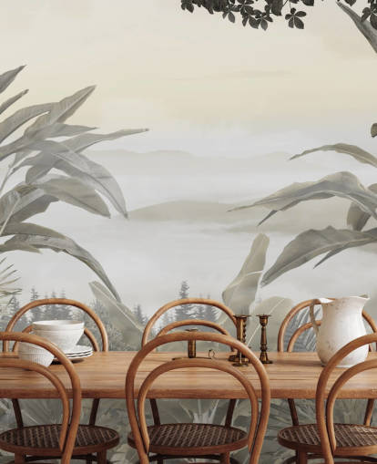 jungle paradise wallpaper mural