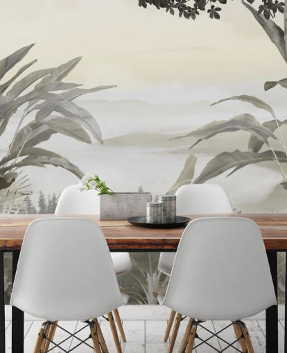 jungle paradise wallpaper mural