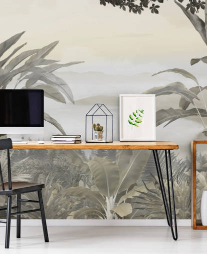 jungle paradise wallpaper mural jungle paradise wallpaper mural