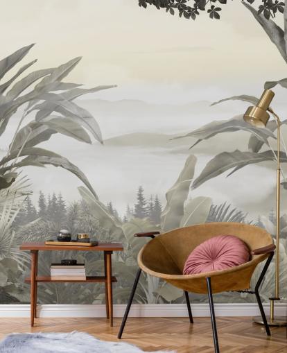 jungle paradise wallpaper mural