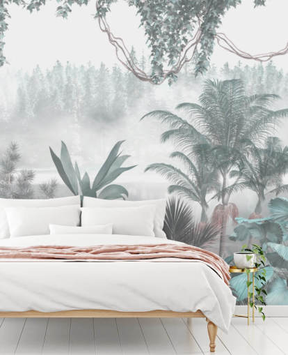 custom panoramic vintage jungle wallpaper for lounges or bedrooms custom panoramic vintage jungle wallpaper for lounges or bedrooms