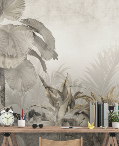 Décoration murale vintage de la forêt de la jungle pour salons Décoration murale vintage de la forêt de la jungle pour salons