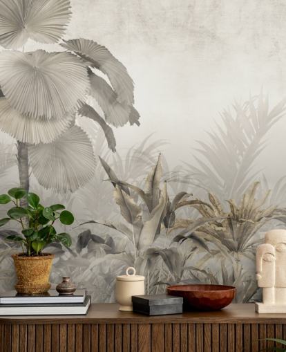 Décoration murale vintage de la forêt de la jungle pour salons