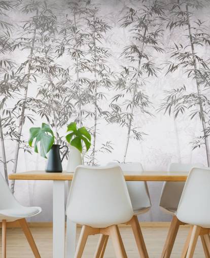 vintage bamboo wallpaper mural