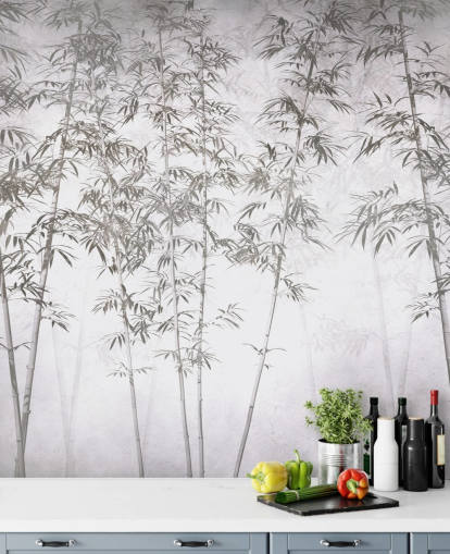 vintage bamboo wallpaper mural