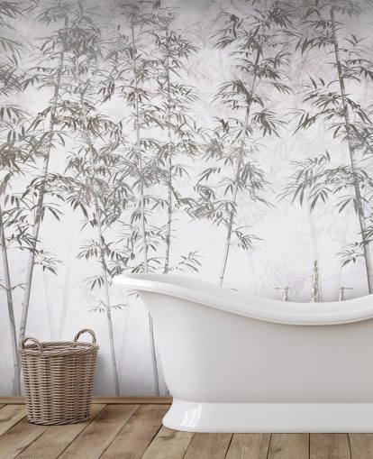 vintage bamboo wallpaper mural