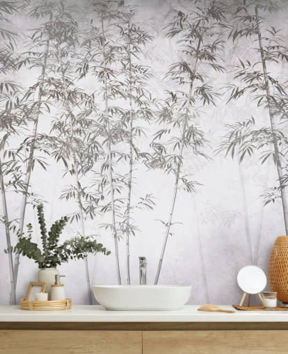 vintage bamboo wallpaper mural
