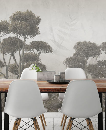 vintage customisable forest wallpaper wall mural for bedrooms