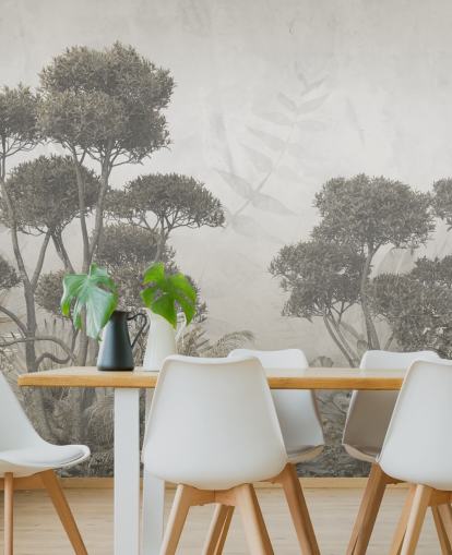 Wandbild „Wald“ im Vintage-Stil, individuell gestaltbar, für Schlafzimmer Wandbild „Wald“ im Vintage-Stil, individuell gestaltbar, für Schlafzimmer