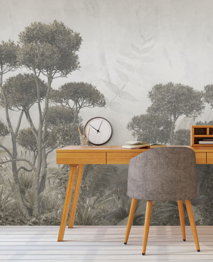 mural de pared vintage personalizable de bosque para dormitorios mural de pared vintage personalizable de bosque para dormitorios