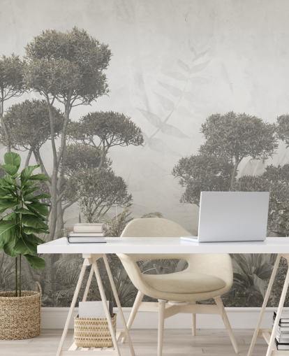 vintage customisable forest wallpaper wall mural for bedrooms