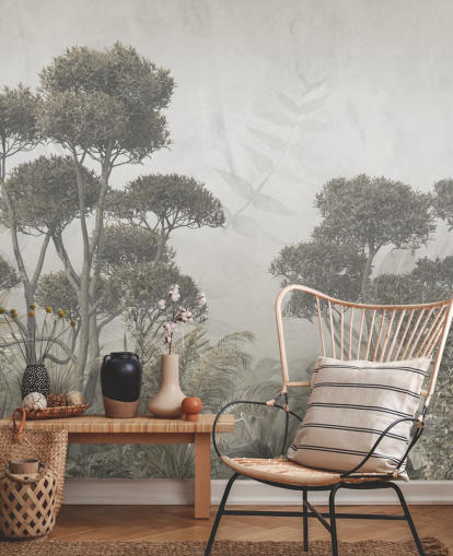 vintage customisable forest wallpaper wall mural for bedrooms