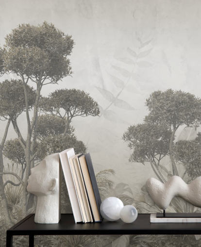 Wandbild „Wald“ im Vintage-Stil, individuell gestaltbar, für Schlafzimmer Wandbild „Wald“ im Vintage-Stil, individuell gestaltbar, für Schlafzimmer