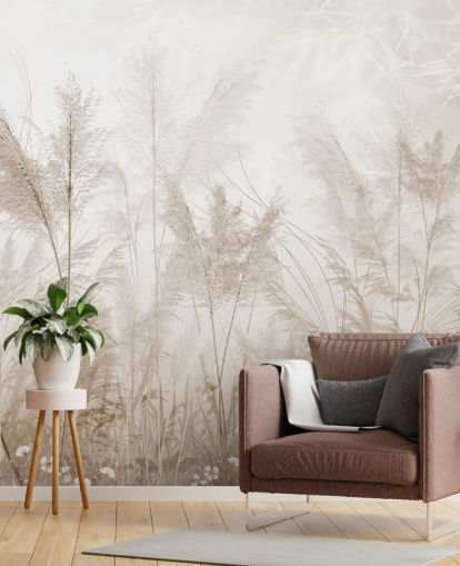 mural de parede vintage de sépia