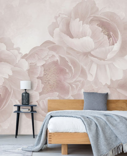 papier peint mural personnalisable de grandes pivoines rose poudré par Marina Stupakova pour les chambres papier peint mural personnalisable de grandes pivoines rose poudré par Marina Stupakova pour les chambres