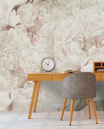 großes florales Wandbild mit rosafarbenen Pfingstrosen von Marina Stupakova für Schlafzimmer großes florales Wandbild mit rosafarbenen Pfingstrosen von Marina Stupakova für Schlafzimmer