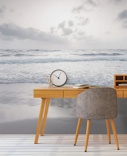 white customizable beach wallpaper called Tranquil Beach View by Assaf Frank white customizable beach wallpaper called Tranquil Beach View by Assaf Frank