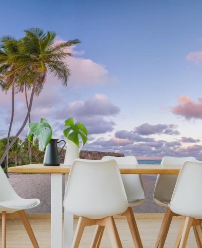 Barbados strand tapet vægmaleri til soveværelse Barbados strand tapet vægmaleri til soveværelse