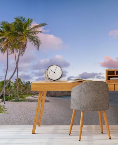 Barbados strand tapet vægmaleri til soveværelse Barbados strand tapet vægmaleri til soveværelse