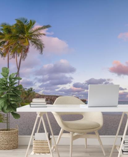 barbados beach wallpaper mural for bedroom