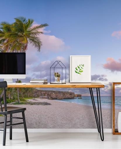 barbados beach wallpaper mural for bedroom