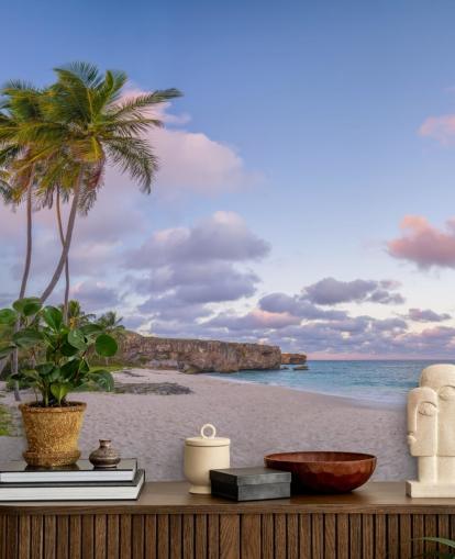 barbados beach wallpaper mural for bedroom