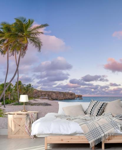 Barbados strand tapet vægmaleri til soveværelse Barbados strand tapet vægmaleri til soveværelse