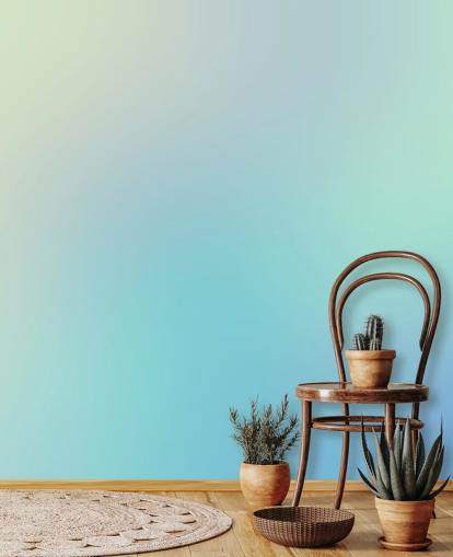 blue and green ombre wallpaper mural called Tropical Ombre blue and green ombre wallpaper mural called Tropical Ombre