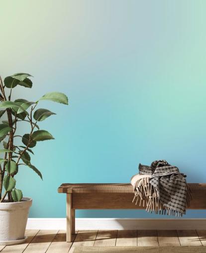blue and green ombre wallpaper mural called Tropical Ombre blue and green ombre wallpaper mural called Tropical Ombre