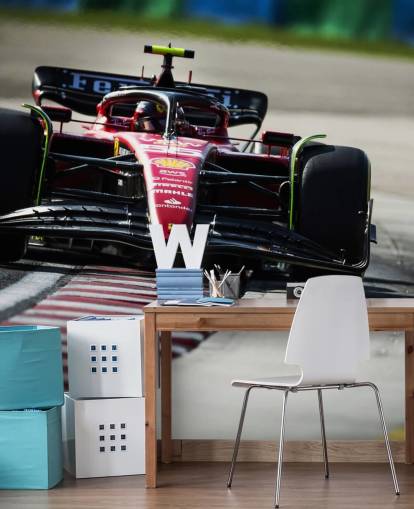 Sainz i Ungarn 23 - F1 Baggrund af Darren Heath