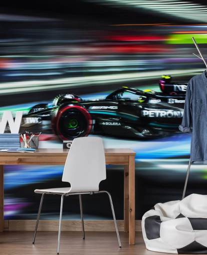 Hamilton in Las Vegas 23 - F1 Wallpaper