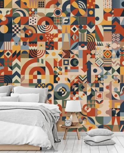 geometric abstract blocks wallpaper wall mural geometric abstract blocks wallpaper wall mural