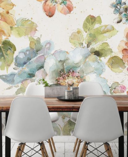 Colourful Big Floral Mural