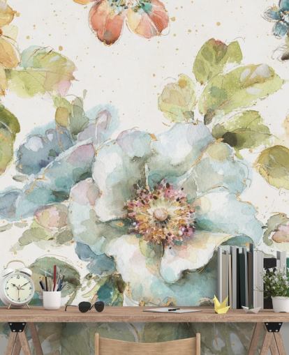 Colorful Big Floral Mural