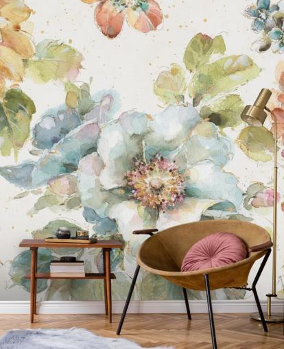 Colourful Big Floral Mural