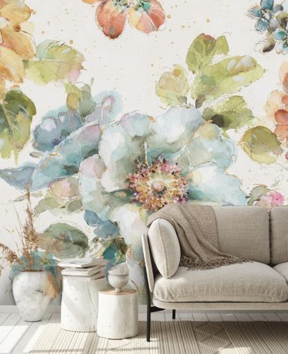 Colorful Big Floral Mural